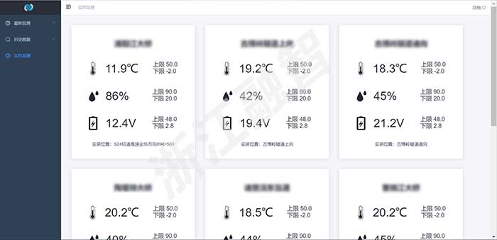 高速公路橋梁路面凝冰預警系統